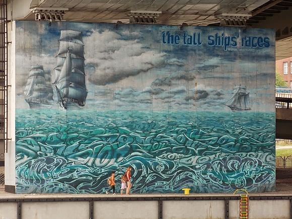 Murale pod Estakadą w Szczecinie