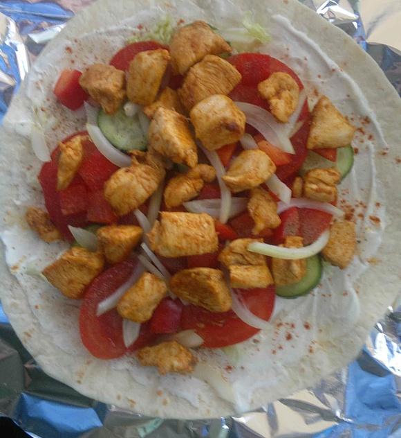 Tortilla z kurczakiem