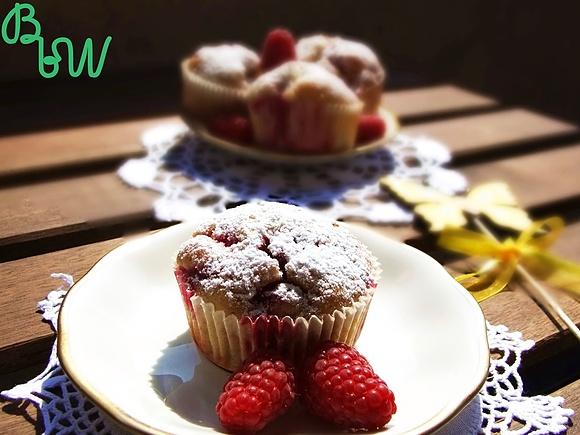 Malinowe muffinki