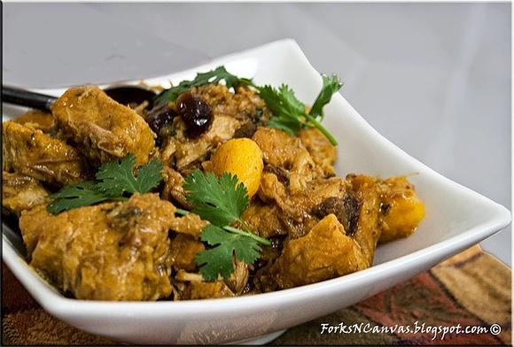 Moroccan lamb and pork tagine z morelami i miodem