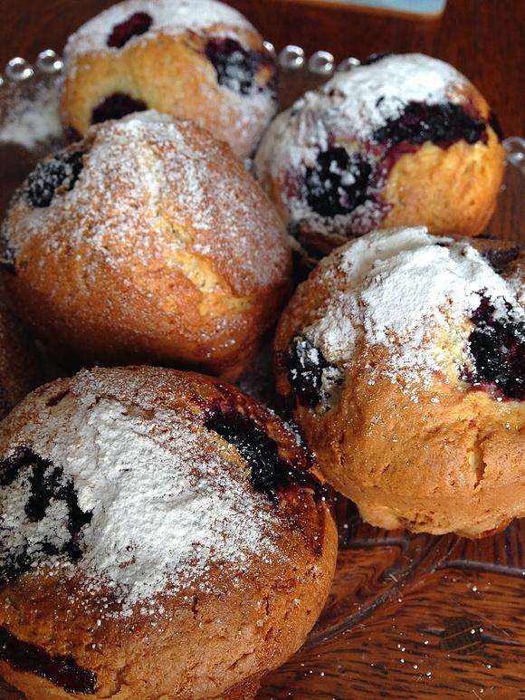 Muffinki z jeżynami