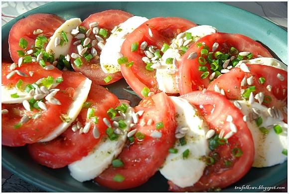 Caprese z olejem arachidowym