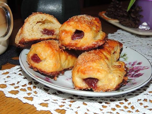 Francuskie drożdżowe ciasteczka