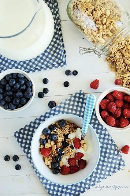 Granola domowa z tahini na lato