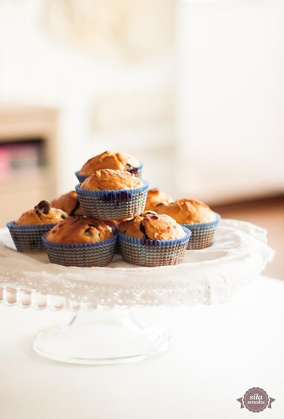 Muffiny z borówkami