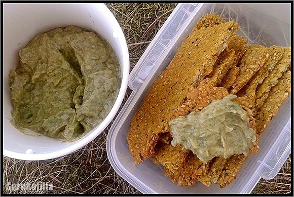 Pasta z awokado na zestaw wyjazdowy