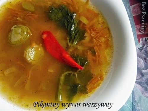 Pikantny wywar warzywny