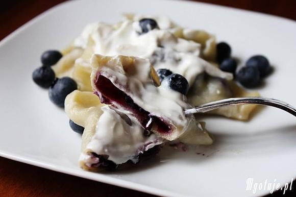 Pierogi z borówkami