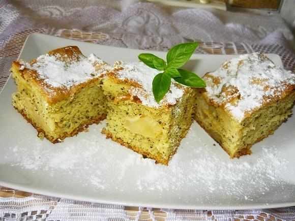 Ciasto jabłkowo-makowe