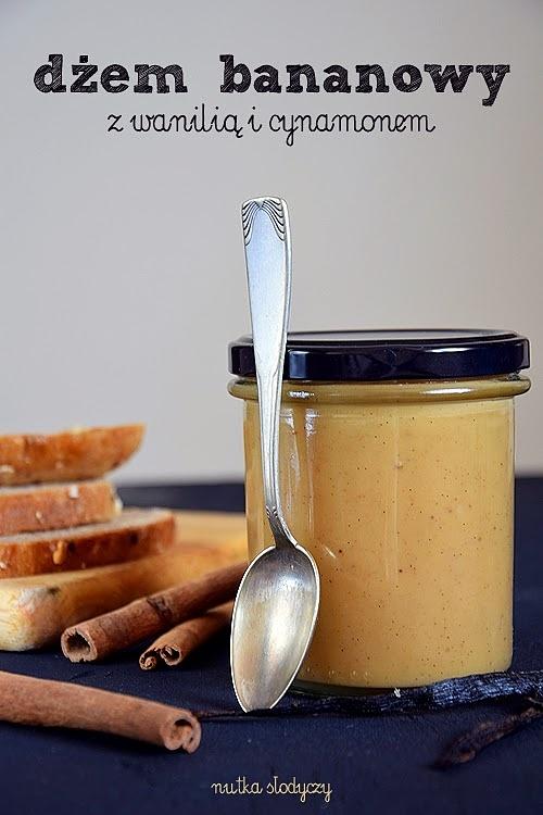 Banana in vanilla and cinnamon spread