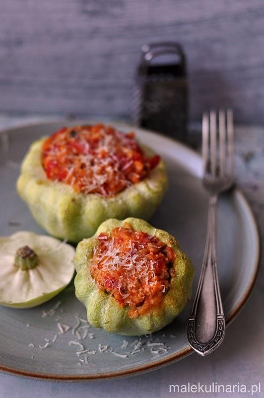 Faszerowane patisony wersja vege