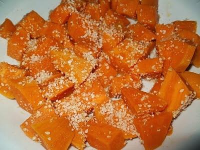 Bataty z gomasio - lekkie i odżywcze danie