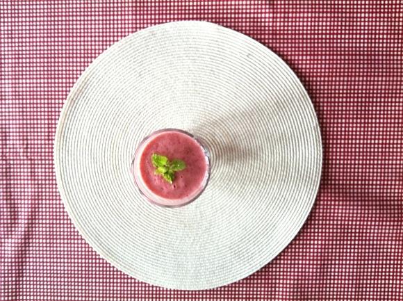 M jak melon i maliny - zdrowy koktajl na śniadanie