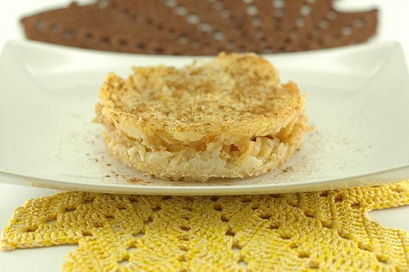 Zapiekany ryż z jabłkiem bez glutenu mleka i jajek
