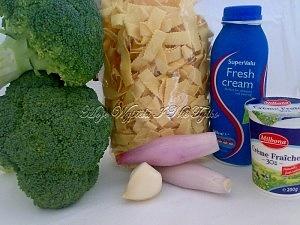 Pappardelle z brokułami