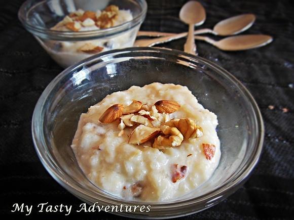 Kheer Indyjski pudding ryżowy