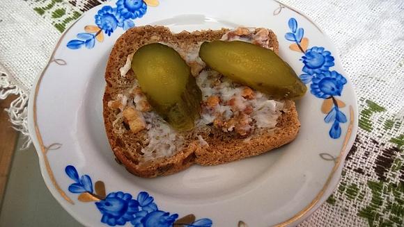 Smalec domowy z jabłkiem