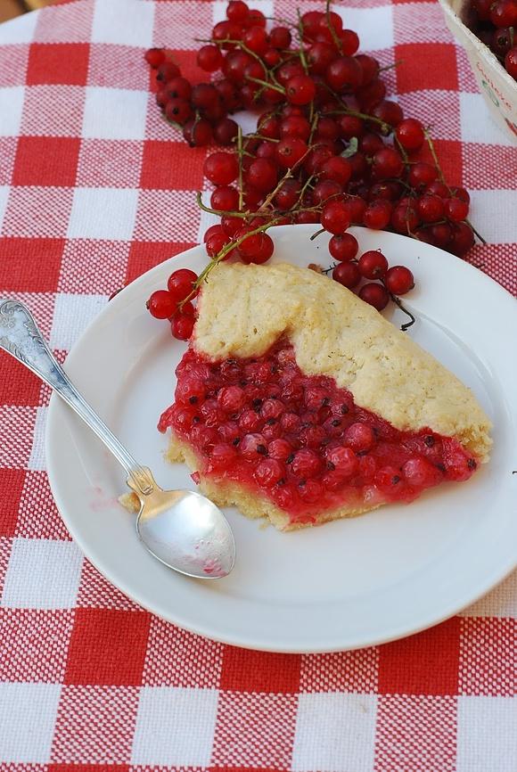 Crostata z porzeczkami na kruche ciasto