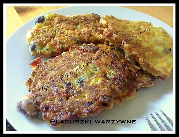 Placuszki warzywne z porami i przyprawami