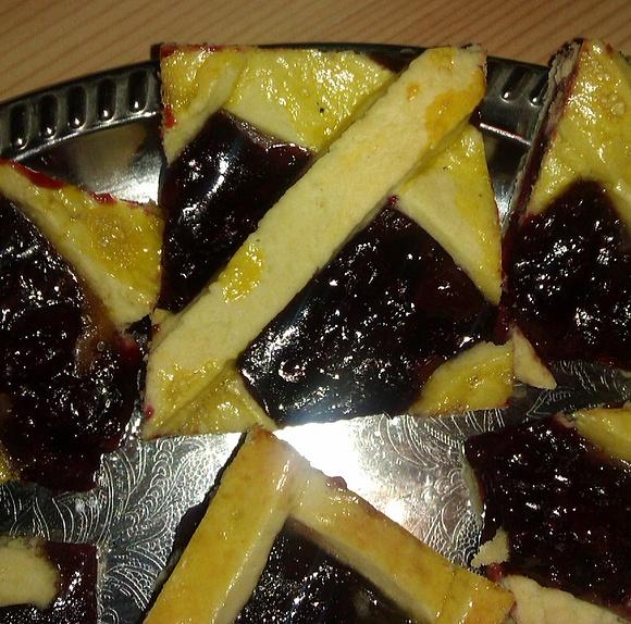 Ciasteczkowa kratka z dżemem