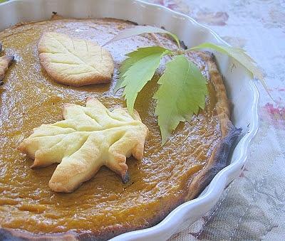 Tarta dyniowa z listkami Zielony skarb