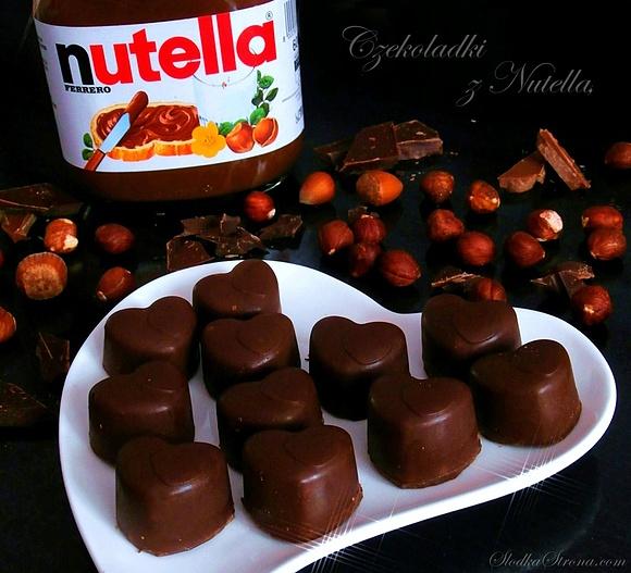 Domowe czekoladki z Nutellą
