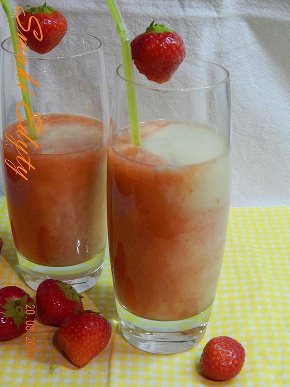 Lava Flow - orzeźwiający drink z truskawkami, bananem i kokosem