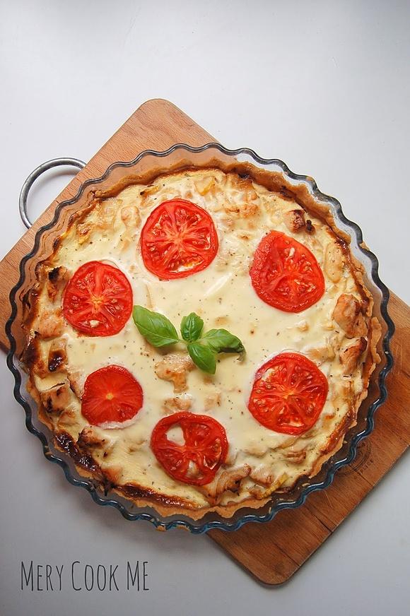 Tarta z kurczakiem i cukinią