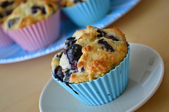Muffiny z borówkami