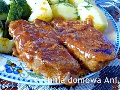 Kotlety schabowe w sosie barbecue