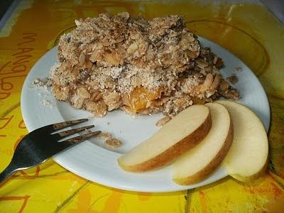 Kruszonka z jabłek i brzoskwiń