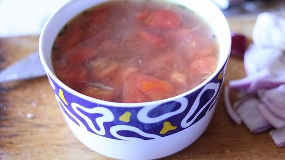 Zupa z mięsem mielonym i warzywami