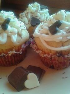 Babeczki muffiny z kremem mascarpone