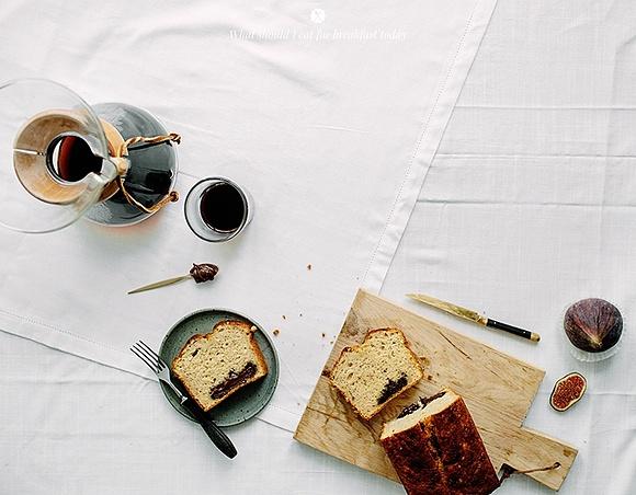 Chlebek bananowy z Nutellą