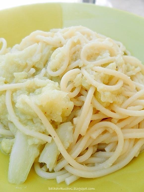 Spaghetti z kalafiorem