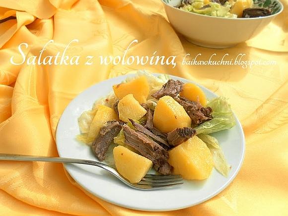 Sałatka z wołowiną