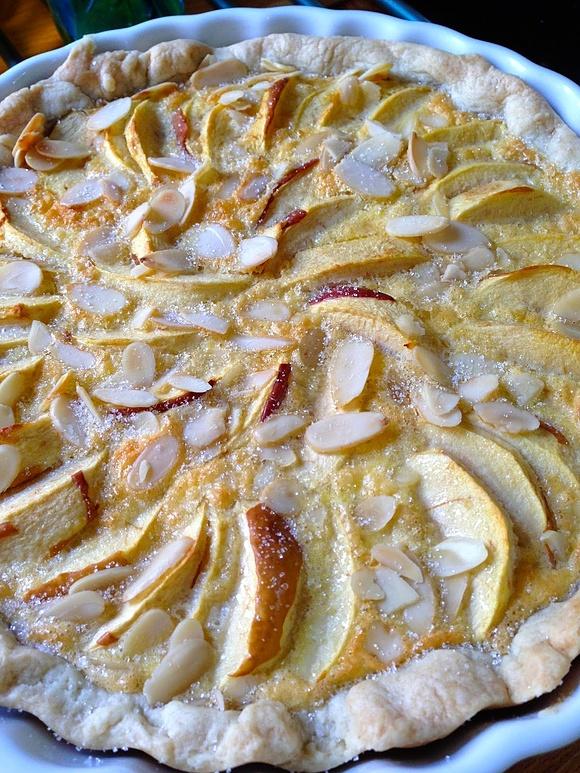 Tarta Amandine z jabłkiem