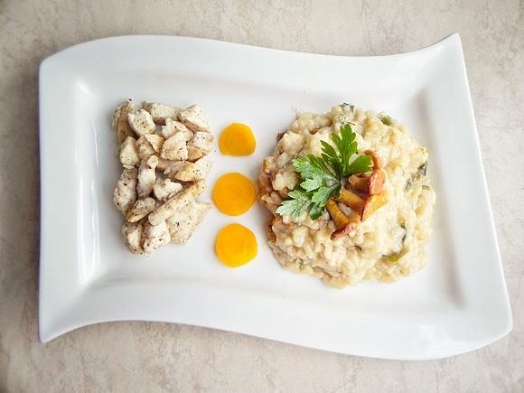 Risotto z kurkami na jubileusz