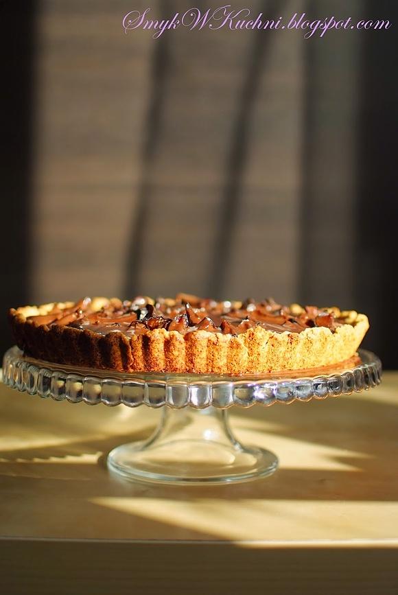 Tarta ze śliwkami i czekoladą