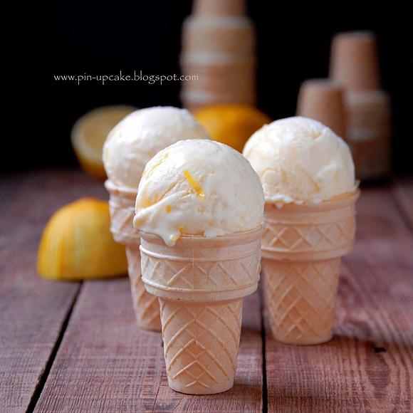 Lody cytrynowe bez maszynki