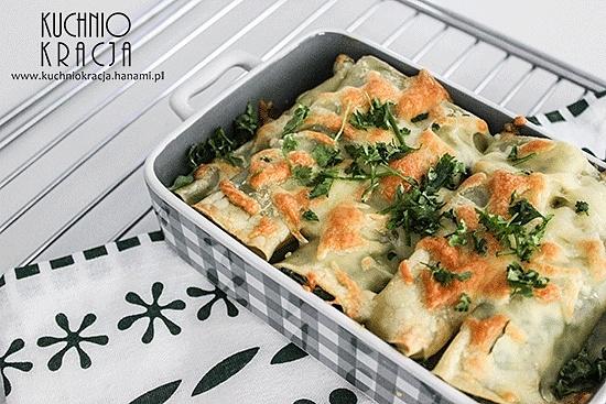 Cannelloni z serem ricotta i szpinakiem