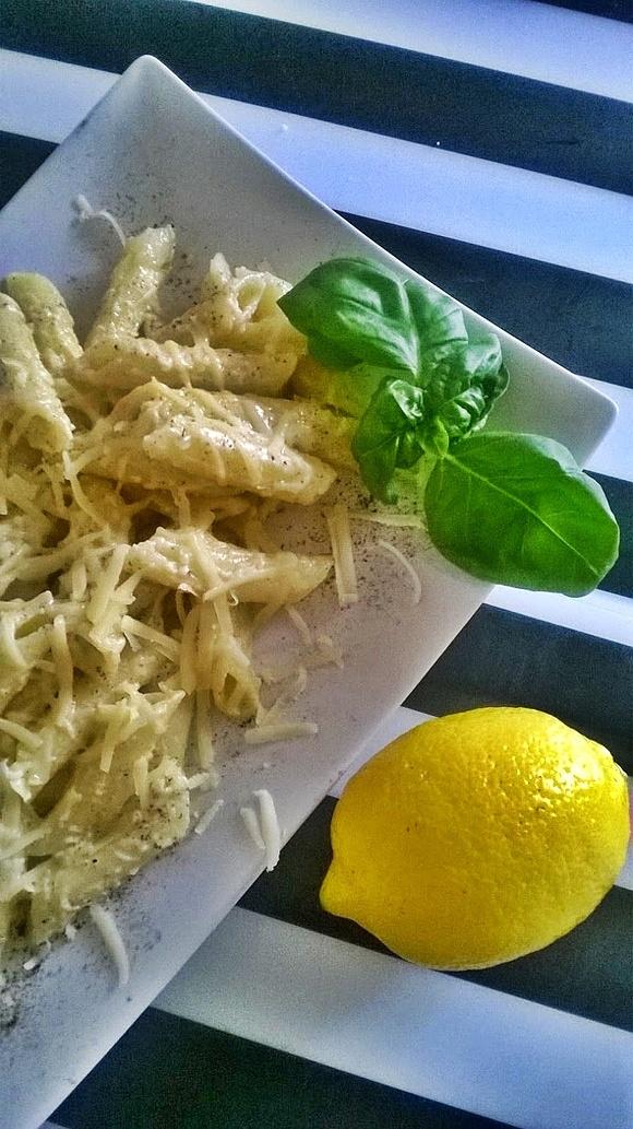 Penne z lekką nutą cytrynową