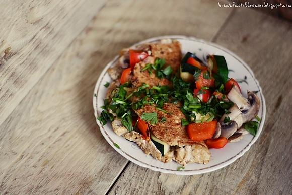 Tofu-omlet na długi dzień