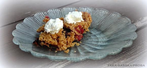 Crumble śliwkowe mojej mamy