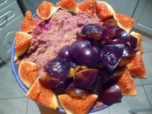 Kalafior w akcji - przepis z kaszą gryczaną, bananem i malinami