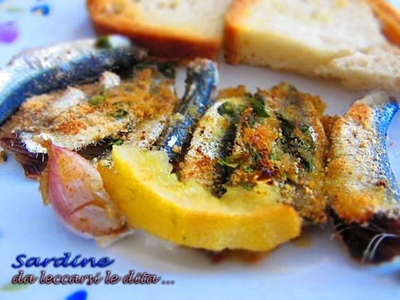 Sardine gratinate al forno