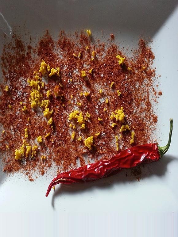 Cytrynowy łosoś z chilli