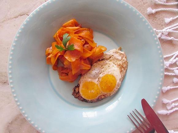 Pappardelle z marchewki