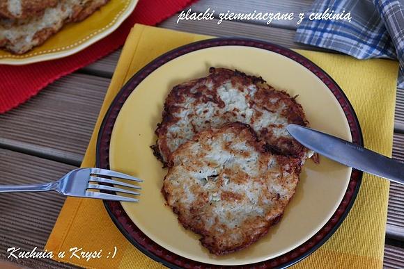 Placki ziemniaczane z cukinią