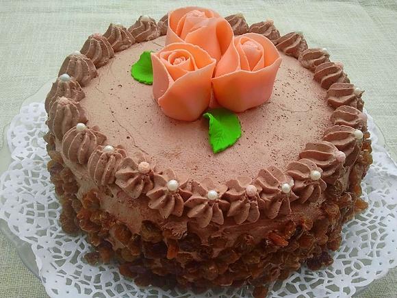 Tort bakaliowy z brandy na urodziny mamy